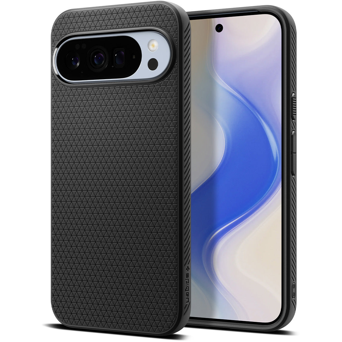 Handyhülle für Google Pixel 10 Pro XL, Spigen Liquid Air Mag mit MagSafe, Schwarz