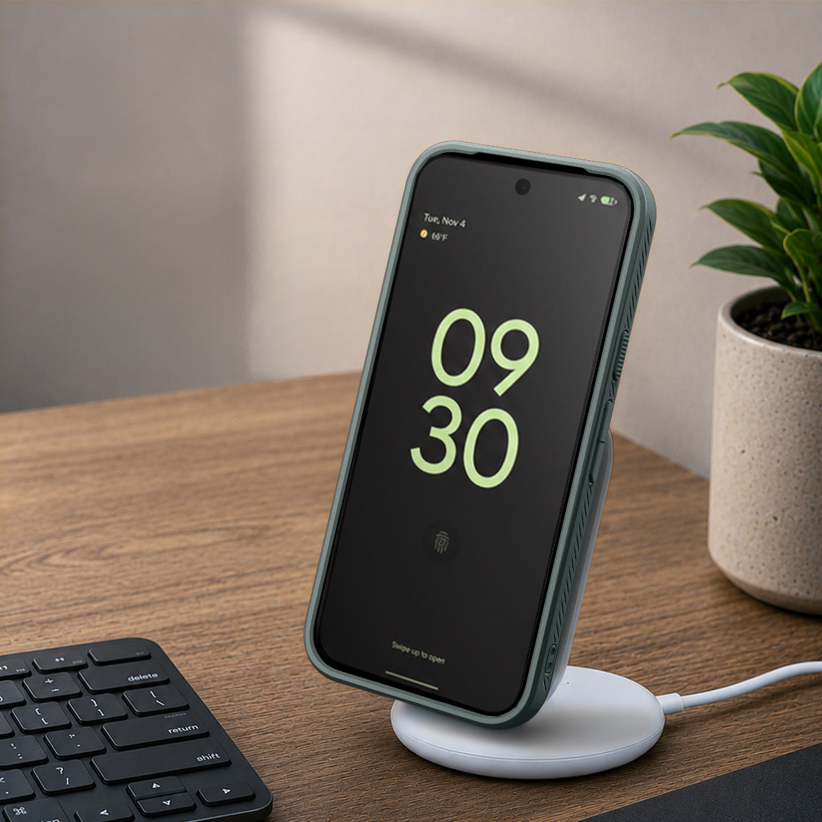 Handyhülle für Google Pixel 11, Spigen Liquid Air Mag mit MagSafe, Grün