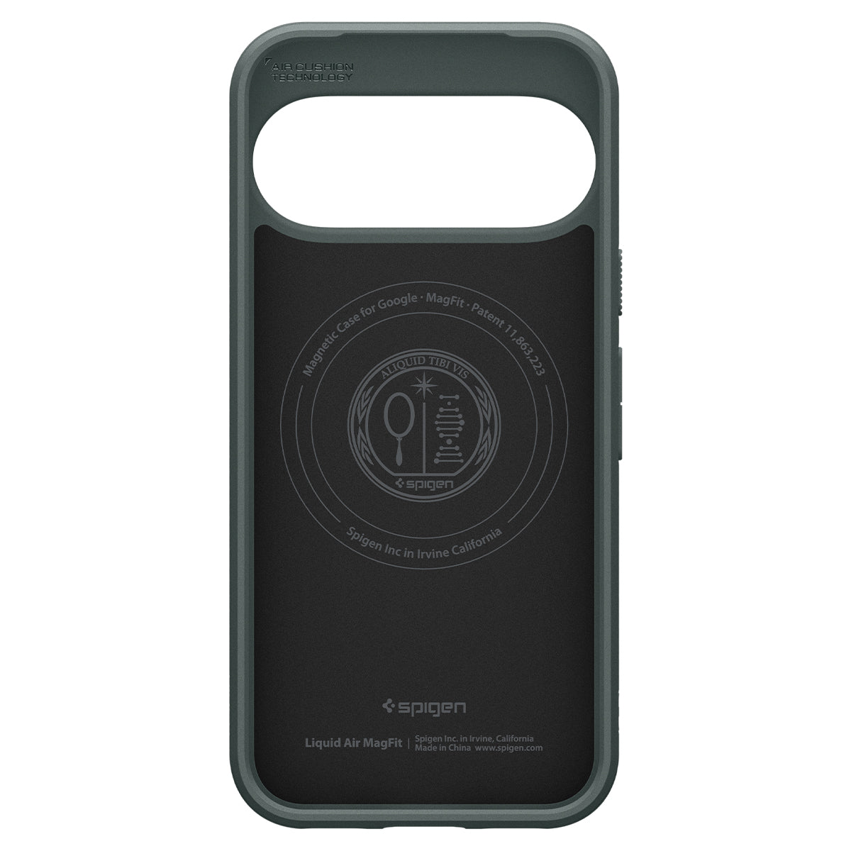 Handyhülle für Google Pixel 11, Spigen Liquid Air Mag mit MagSafe, Grün