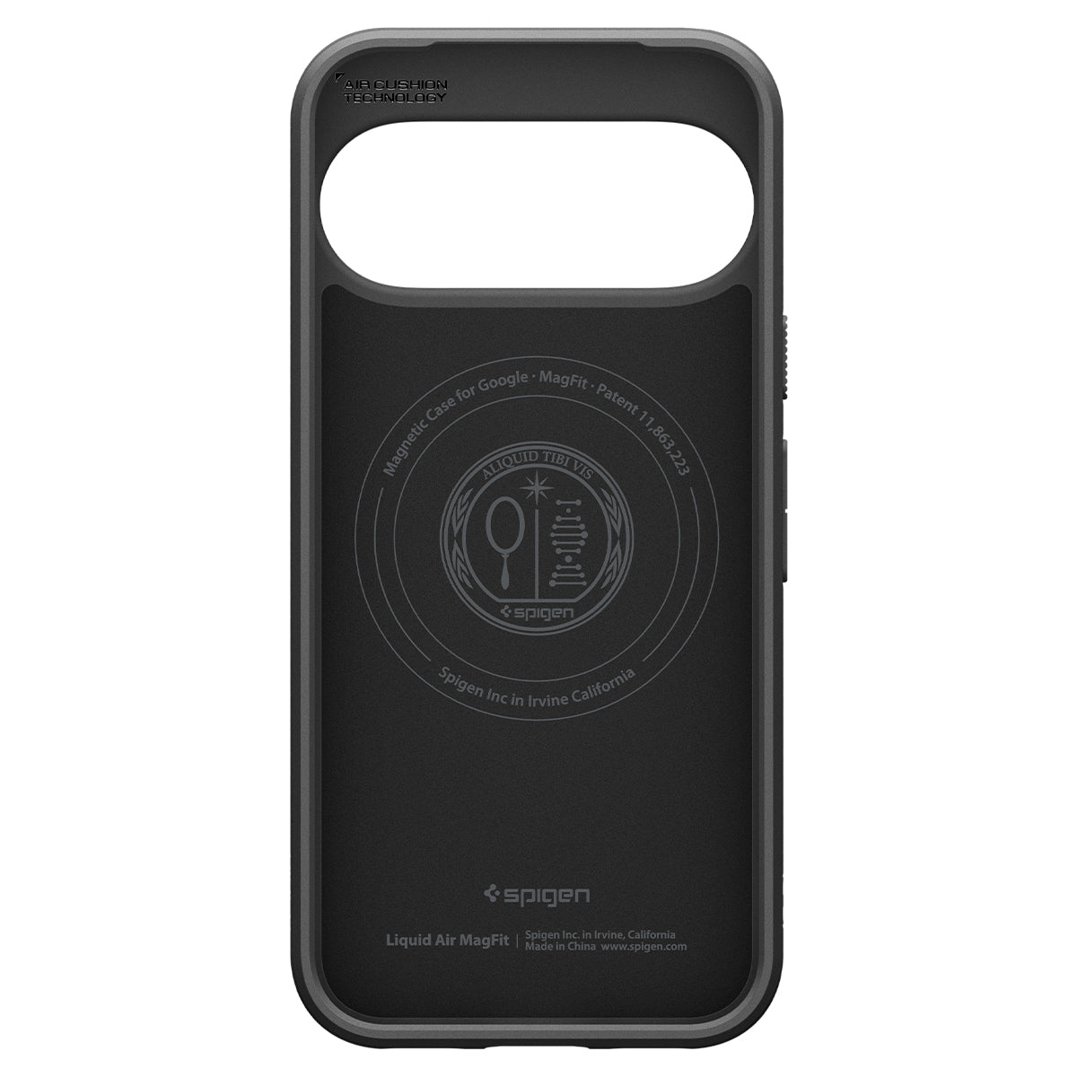 Handyhülle für Google Pixel 11, Spigen Liquid Air Mag mit MagSafe, Schwarz