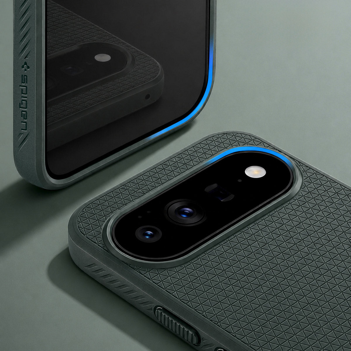 Handyhülle für Google Pixel 11 Pro, Spigen Liquid Air Mag mit MagSafe, Grün