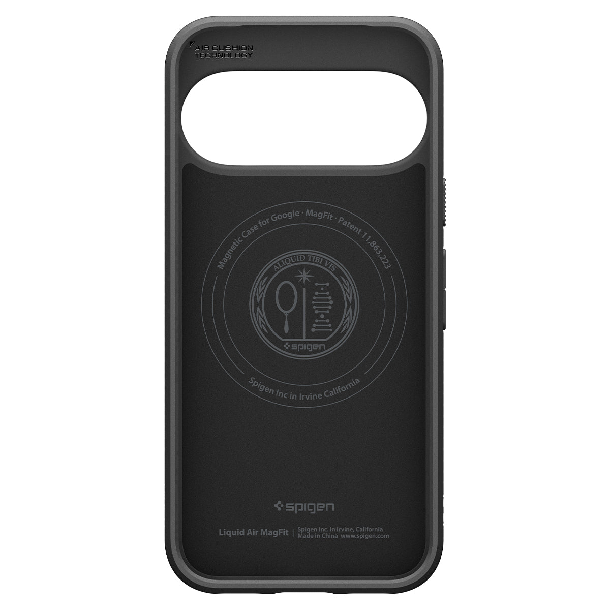 Handyhülle für Google Pixel 11 Pro XL, Spigen Liquid Air Mag mit MagSafe, Schwarz