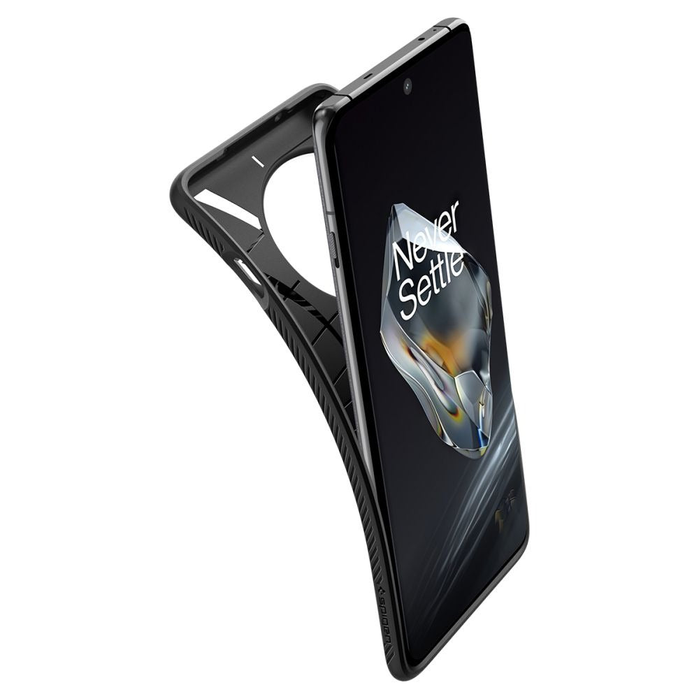 Schutzhülle für OnePlus 12, Spigen Liquid Air, Schwarz
