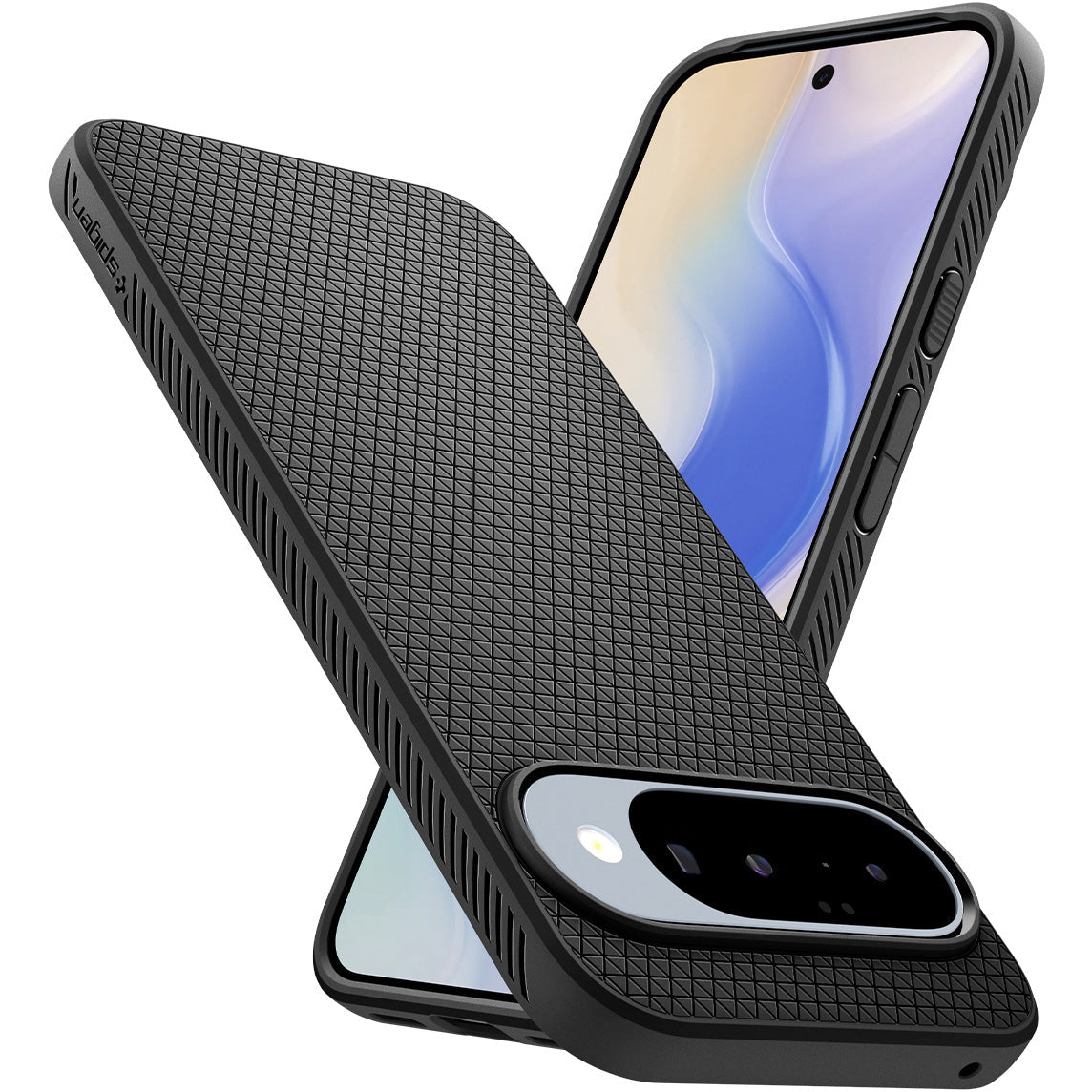 Handyhülle für Google Pixel 10 Pro / Pixel 10, Spigen Liquid Air, Schwarz