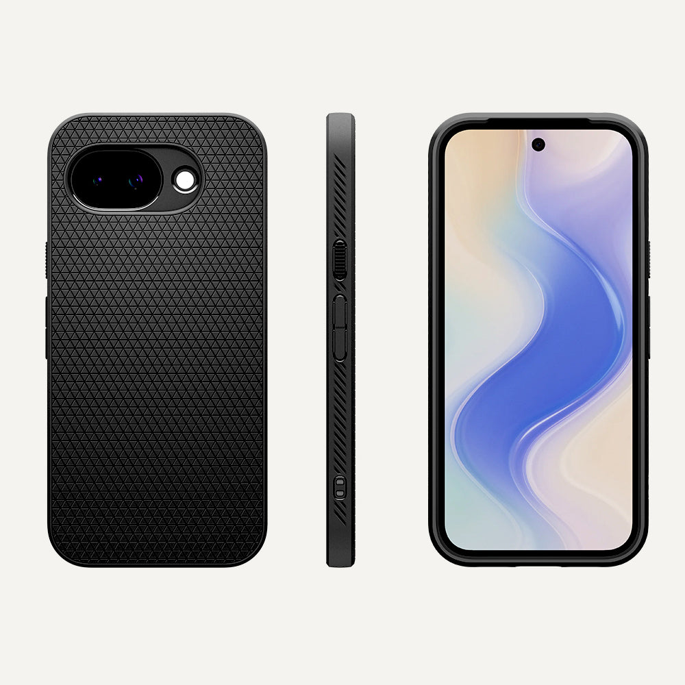 Handyhülle für Google Pixel 10a, Spigen Liquid Air, Schwarz