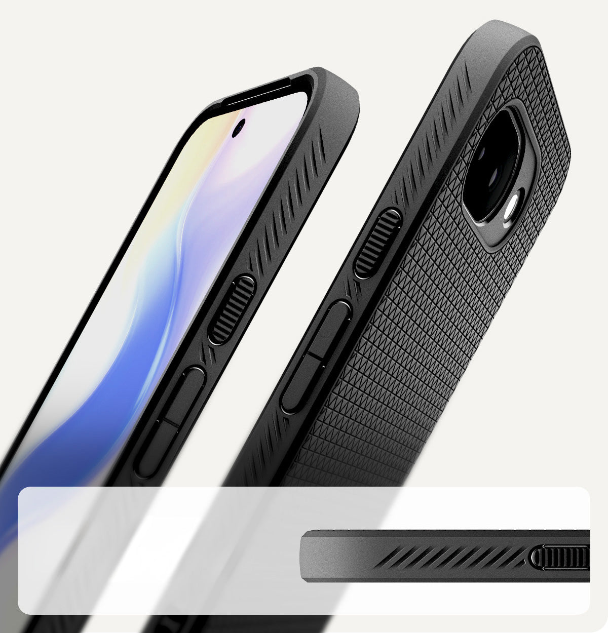 Handyhülle für Google Pixel 10a, Spigen Liquid Air, Schwarz