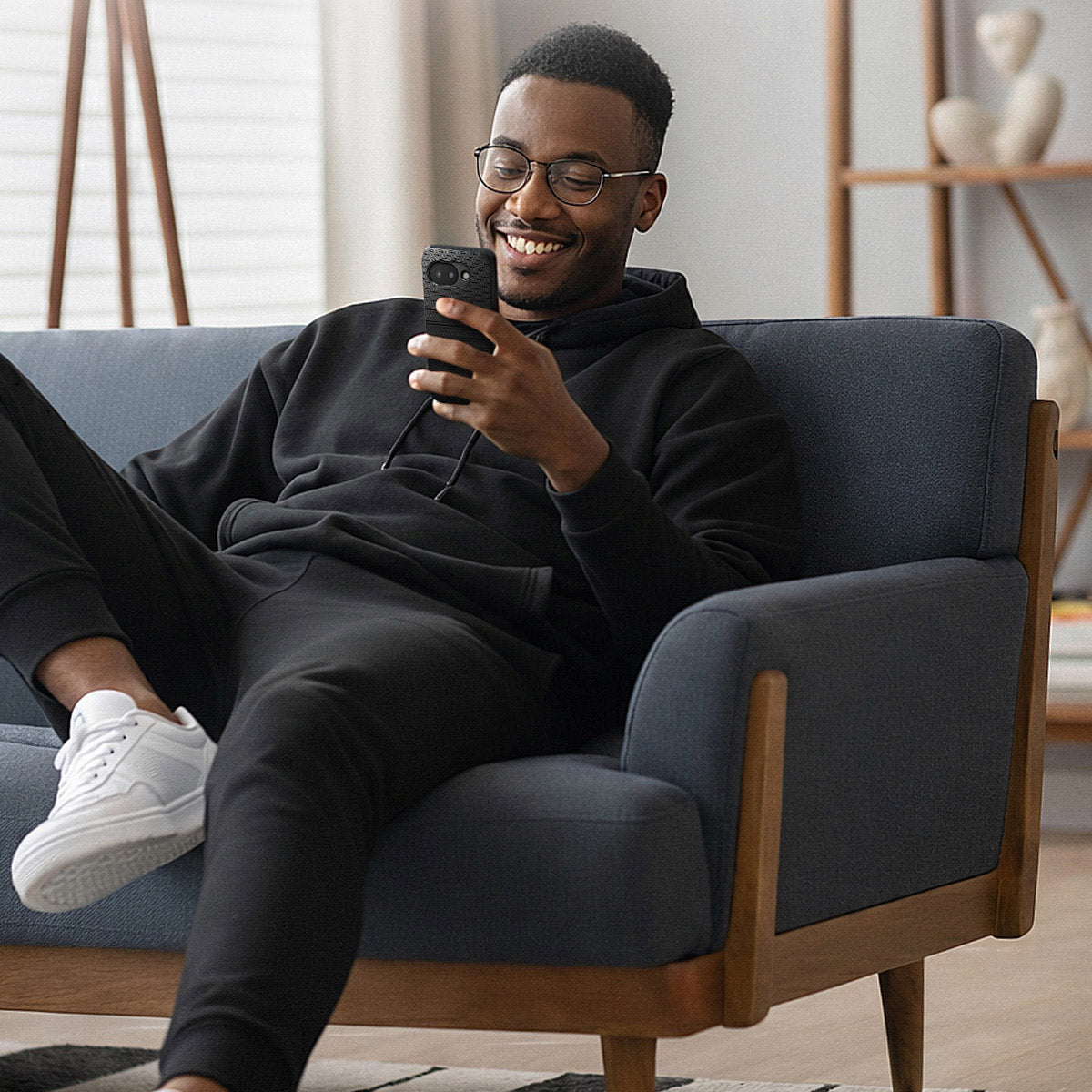 Handyhülle für Google Pixel 10a, Spigen Liquid Air, Schwarz