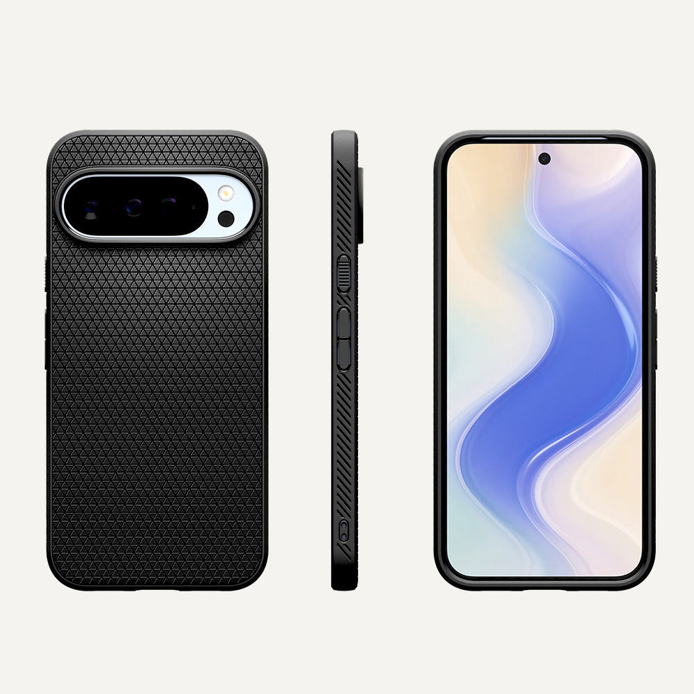 Handyhülle für Google Pixel 10 Pro XL, Spigen Liquid Air, Schwarz