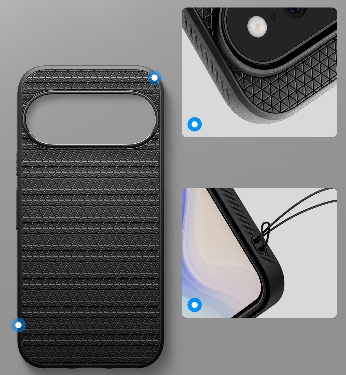 Handyhülle für Google Pixel 11, Spigen Liquid Air, Schwarz