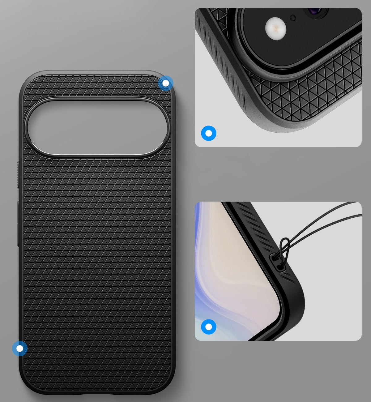 Handyhülle für Google Pixel 11 Pro, Spigen Liquid Air, Schwarz