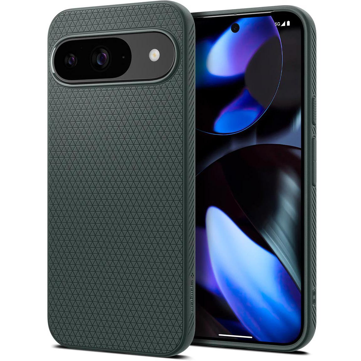 Schutzhülle für Google Pixel 9 / 9 Pro, Spigen Liquid Air, Grün