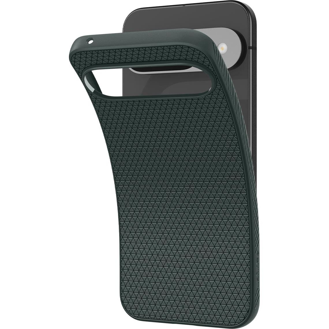 Schutzhülle für Google Pixel 9 / 9 Pro, Spigen Liquid Air, Grün