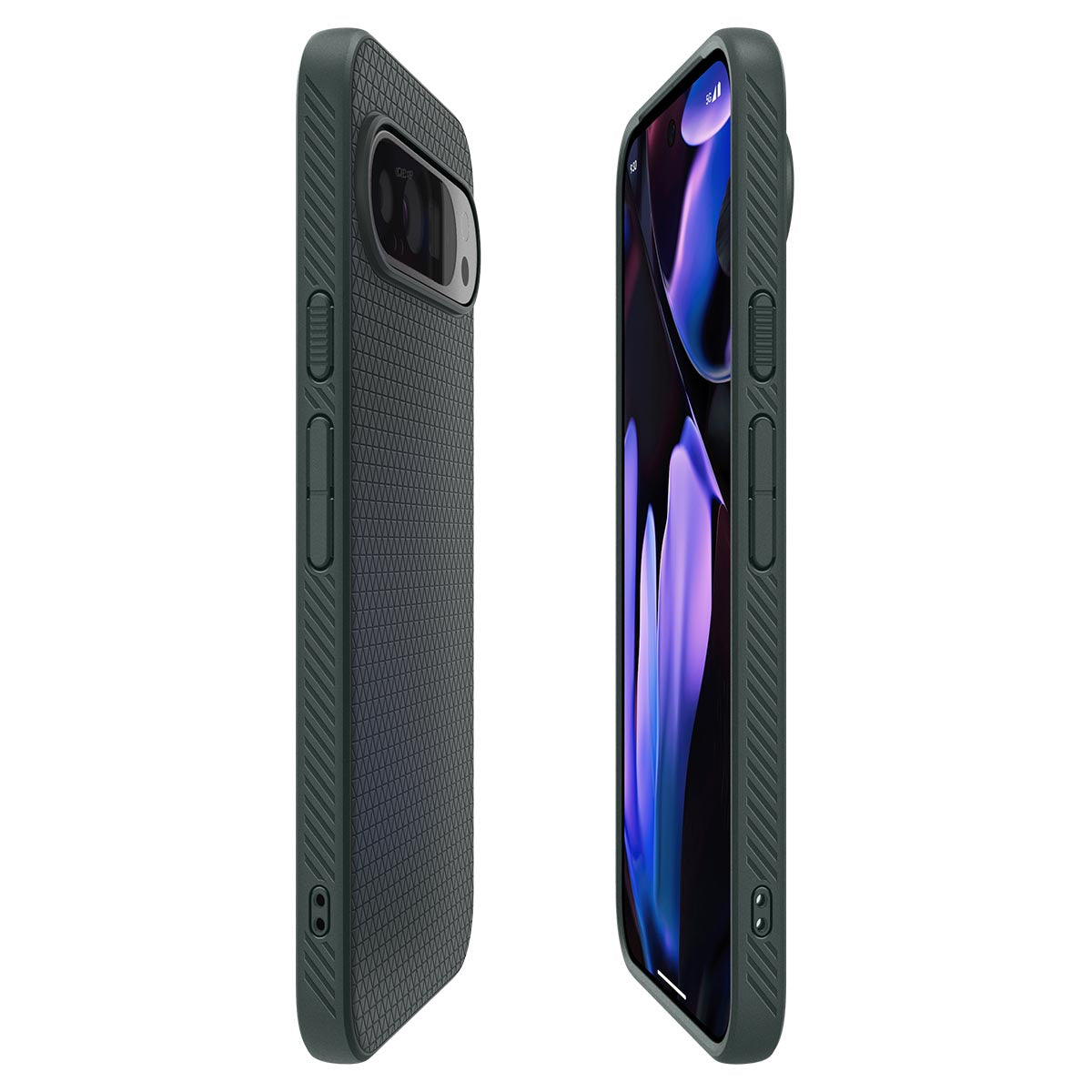 Schutzhülle für Google Pixel 9 / 9 Pro, Spigen Liquid Air, Grün