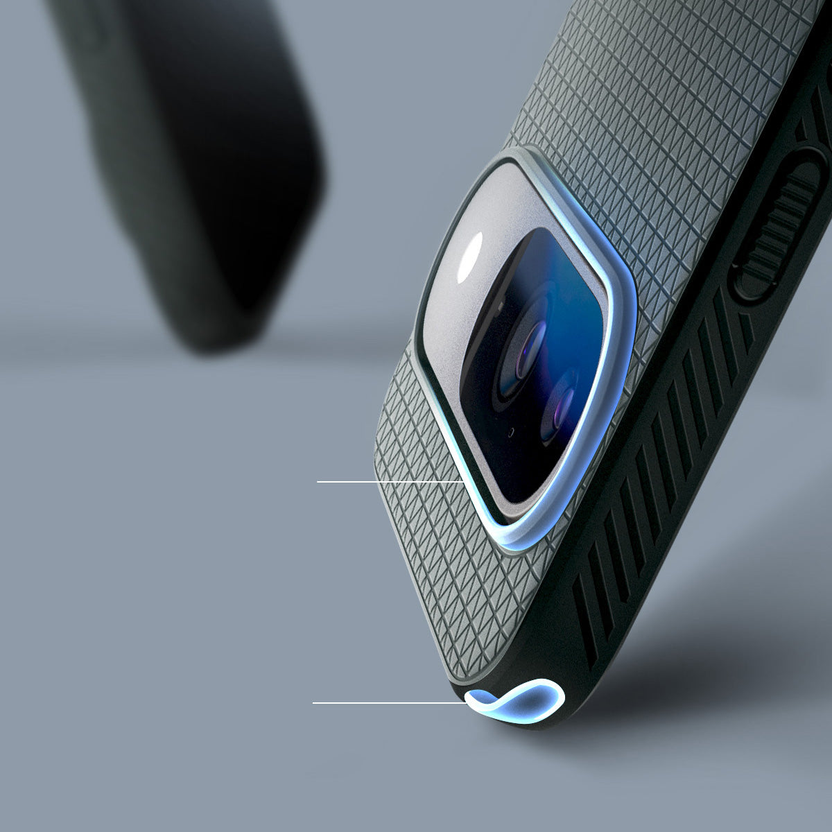 Schutzhülle für Google Pixel 9 / 9 Pro, Spigen Liquid Air, Grün