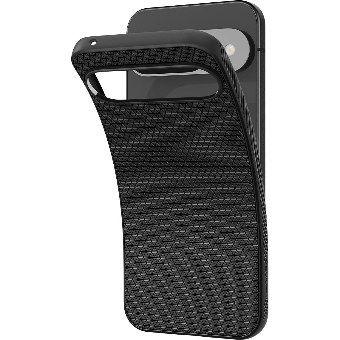 Schutzhülle für Google Pixel 9 / 9 Pro, Spigen Liquid Air, Schwarz
