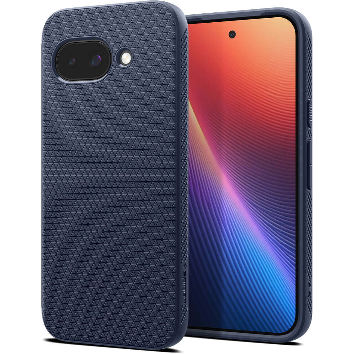 Handyhülle für Google Pixel 9a, Spigen Liquid Air, Dunkelblau