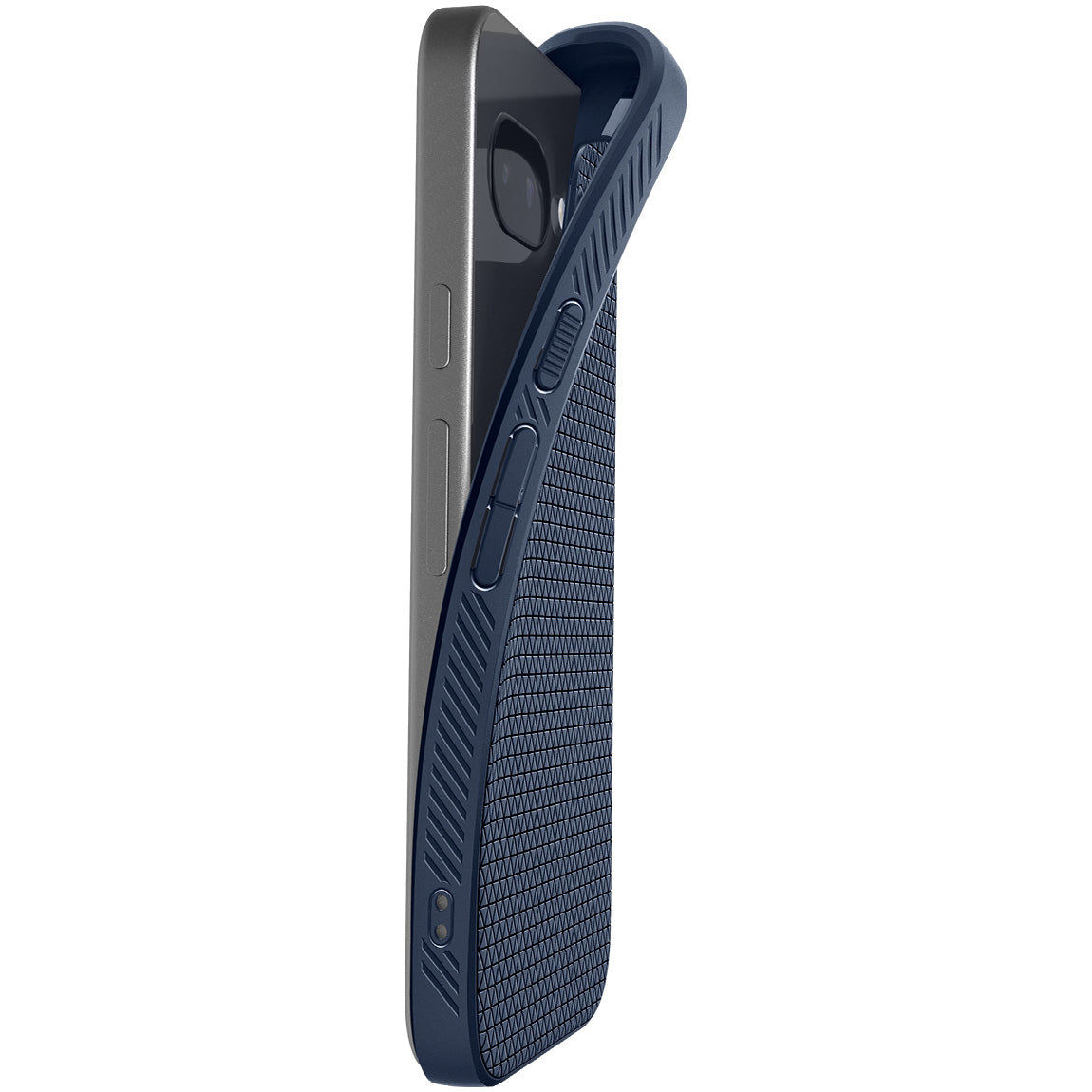Handyhülle für Google Pixel 9a, Spigen Liquid Air, Dunkelblau