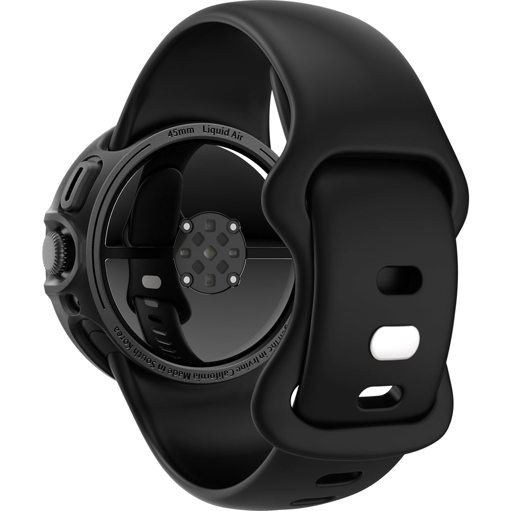 Hülle für Pixel Watch 3 (45 mm), Spigen Liquid Air, Schwarz
