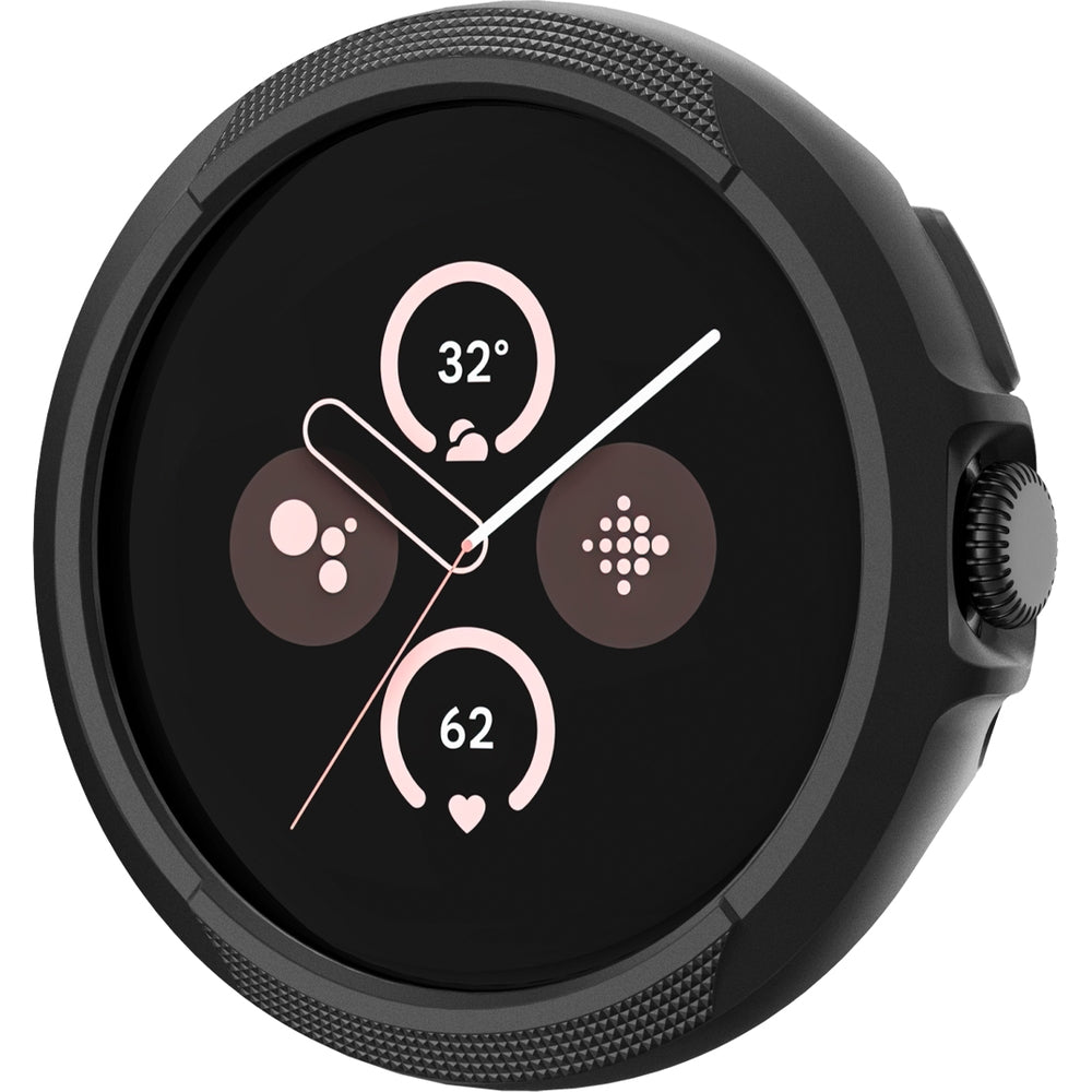 Hülle für Pixel Watch 3 (45 mm), Spigen Liquid Air, Schwarz