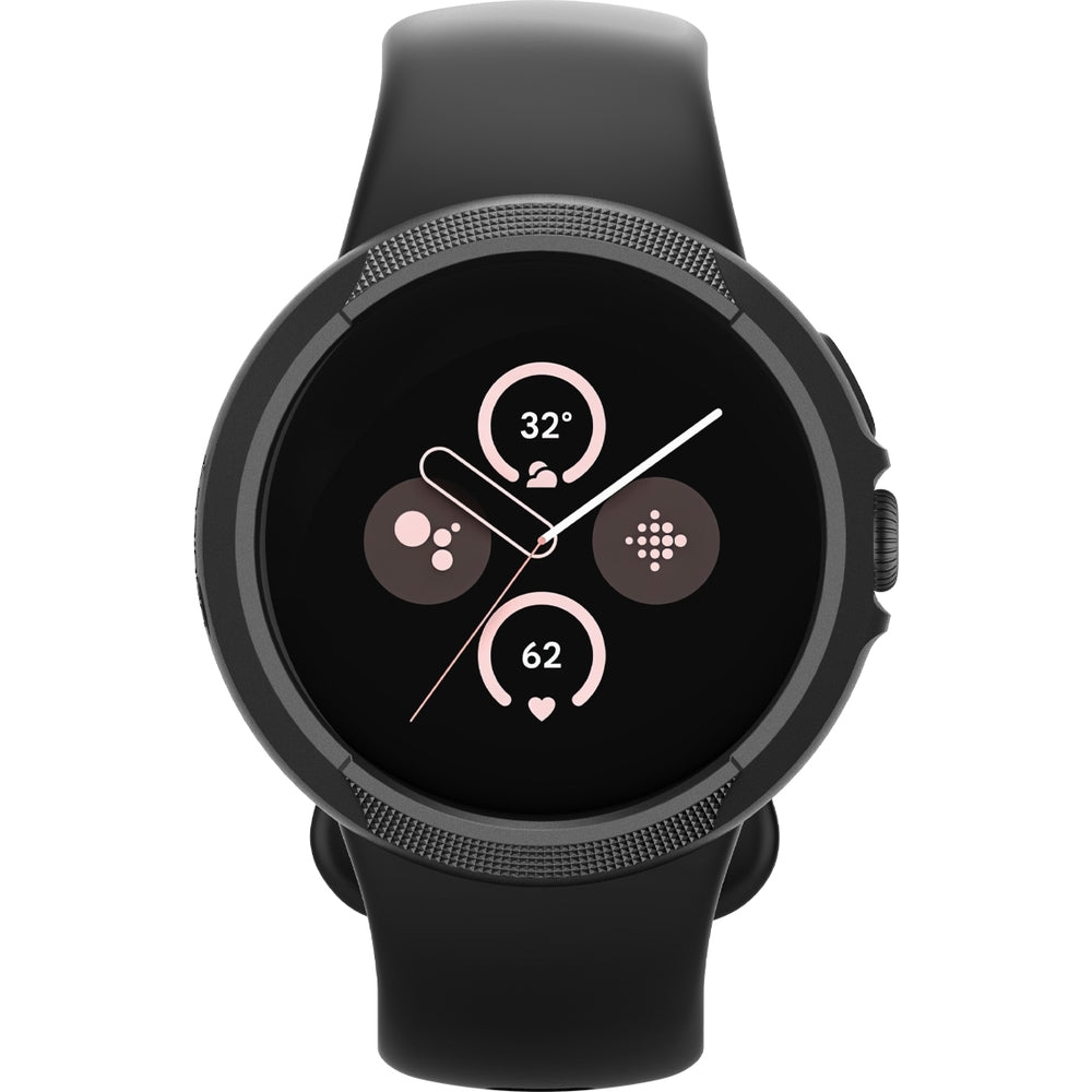 Hülle für Pixel Watch 3 (45 mm), Spigen Liquid Air, Schwarz