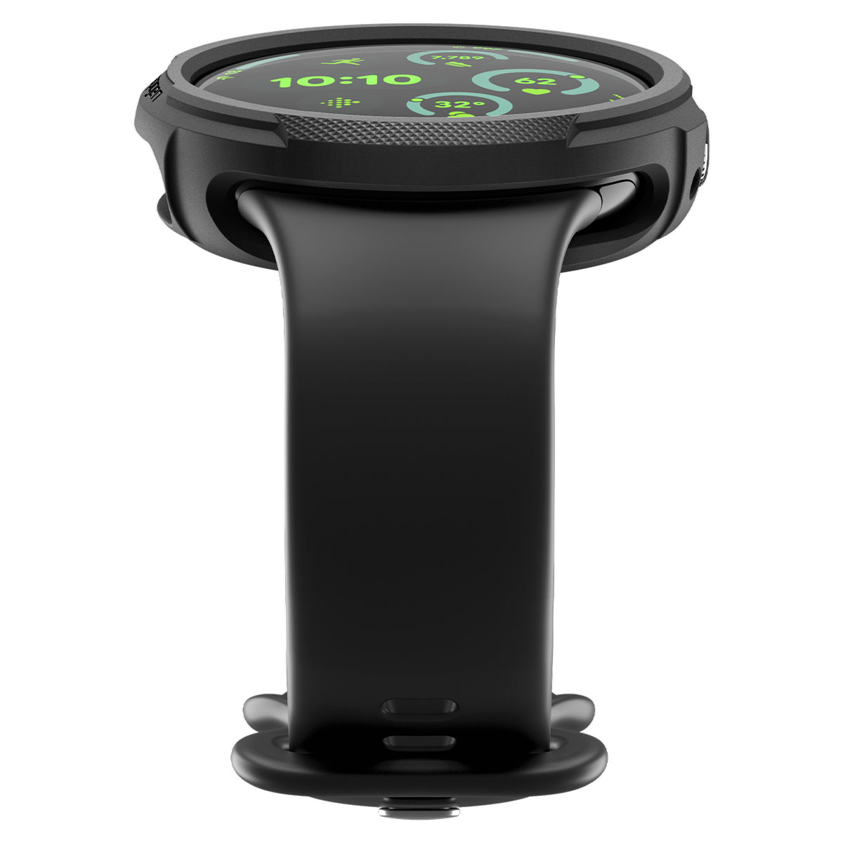 Hülle für Pixel Watch 4 41 mm, Spigen Liquid Air, Schwarz