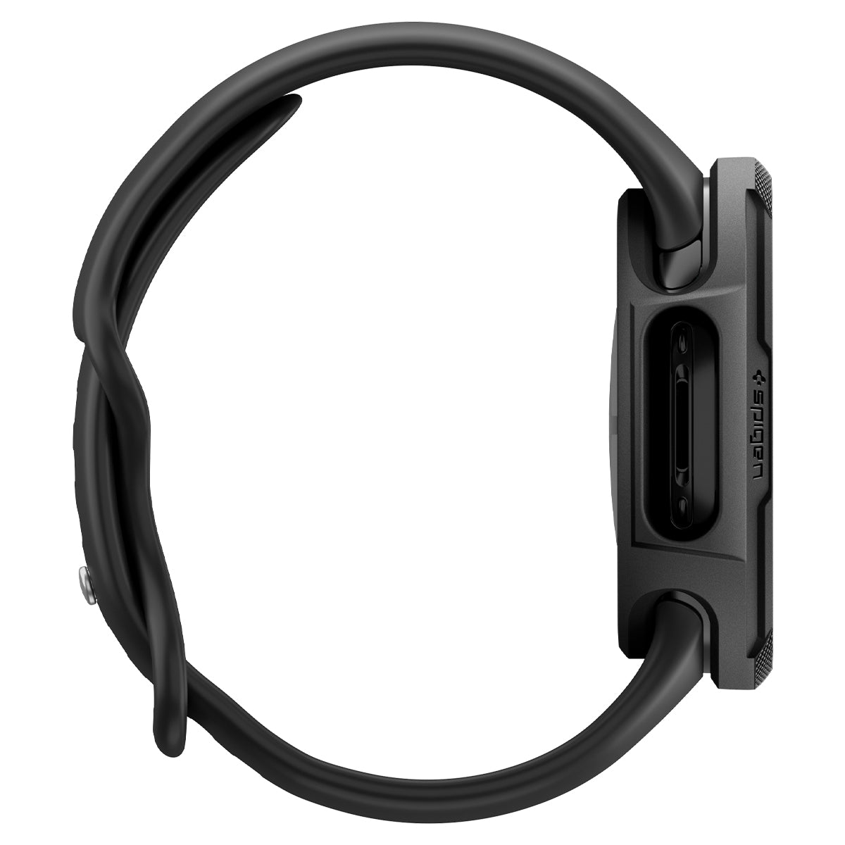 Hülle für Pixel Watch 4 41 mm, Spigen Liquid Air, Schwarz