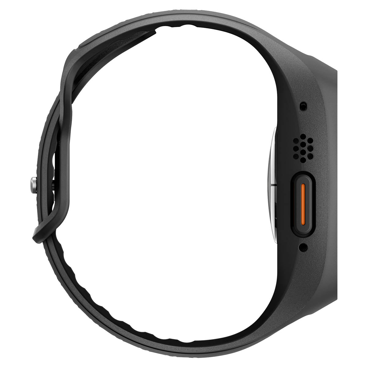 Hülle mit einem Armband + Glas für Apple Watch Ultra 3 / 2 / 1 (49 mm), Spigen Liquid Air Pro SP, Schwarz