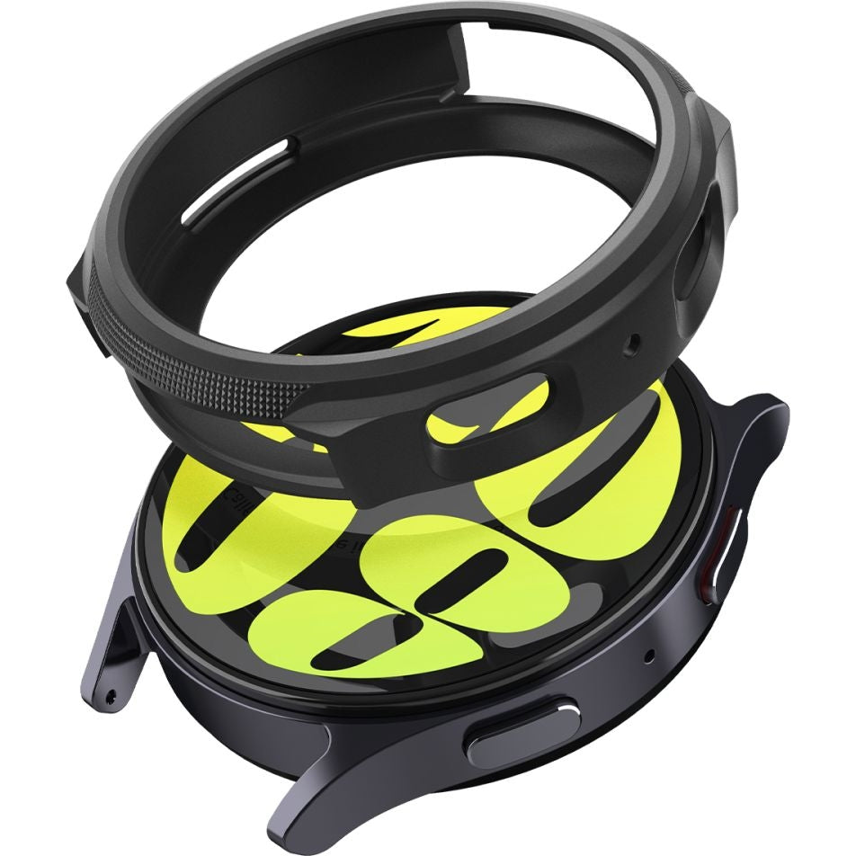 Schutzhülle für Galaxy Watch 7 40mm, Spigen Liquid Air, Schwarz