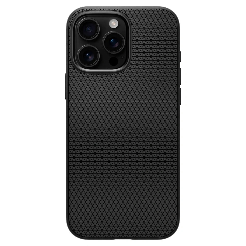 Handyhülle für iPhone 16 Pro Max, Spigen Liquid Air T Mag (CC) mit MagSafe, Schwarz