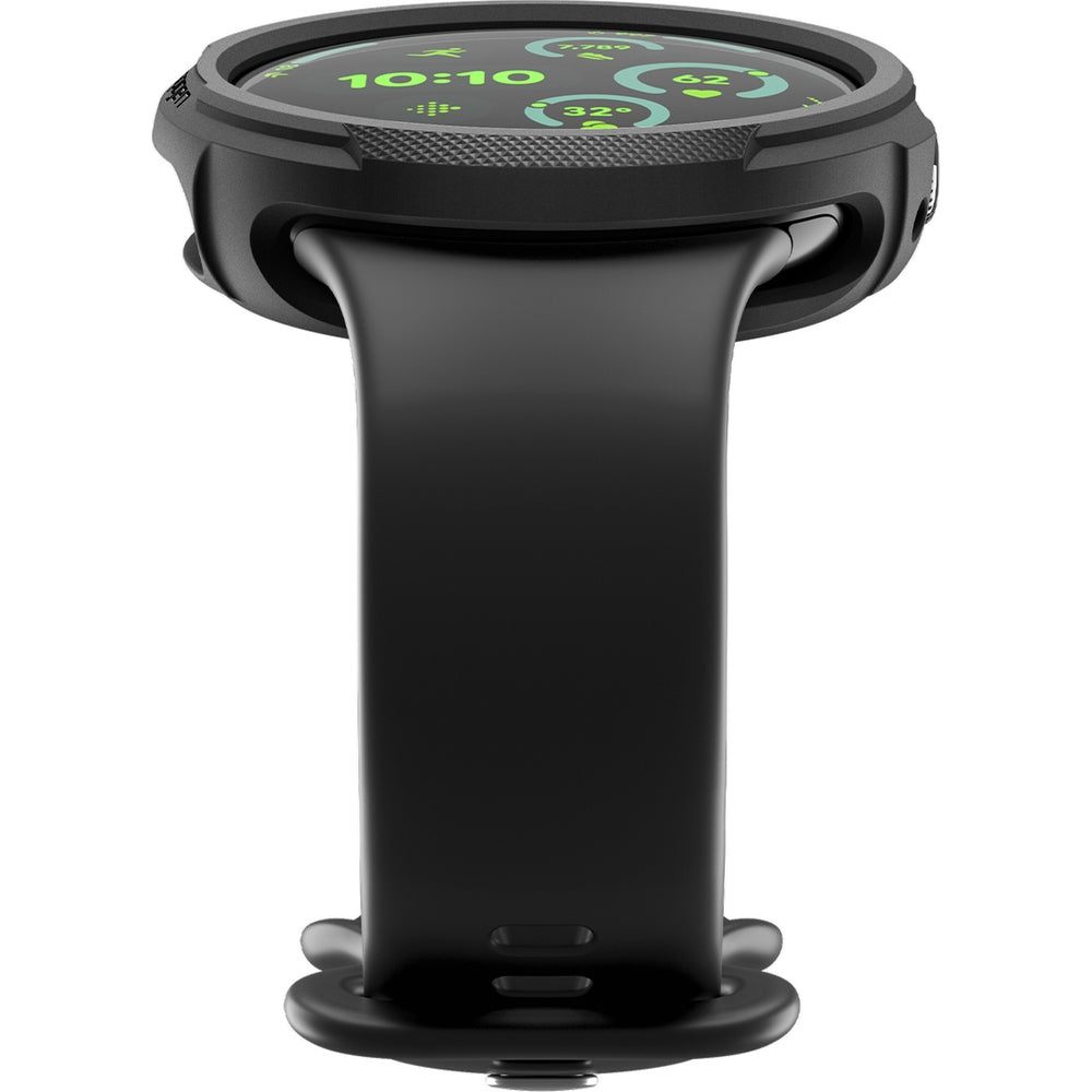 Hülle für Pixel Watch 4 45 mm, Spigen Liquid Air V2, Schwarz