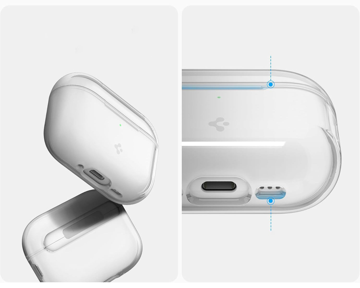 Schutzhülle für Apple AirPods Pro 3, Spigen Liquid Crystal, Transparent
