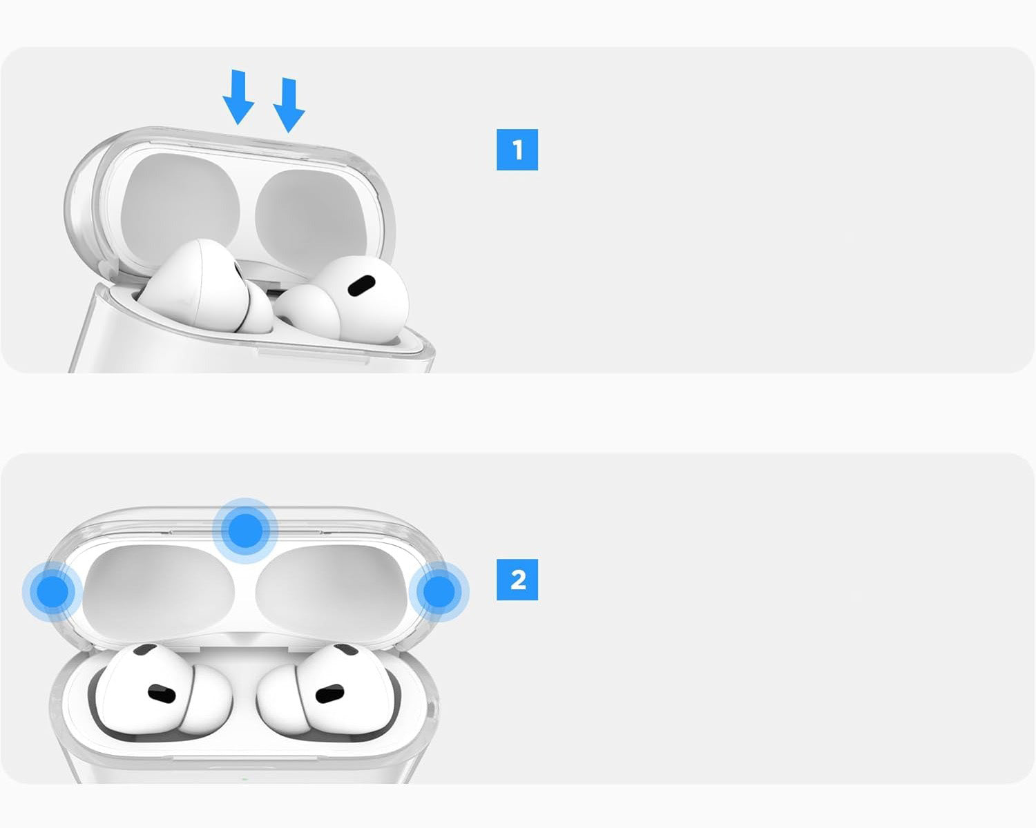 Schutzhülle für Apple AirPods Pro 3, Spigen Liquid Crystal, Transparent