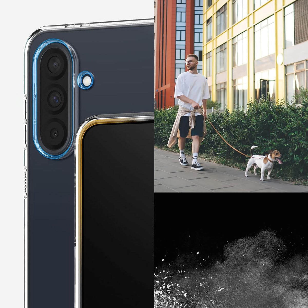 Handyhülle für Galaxy A36 5G, Spigen Liquid Crystal, Transparent