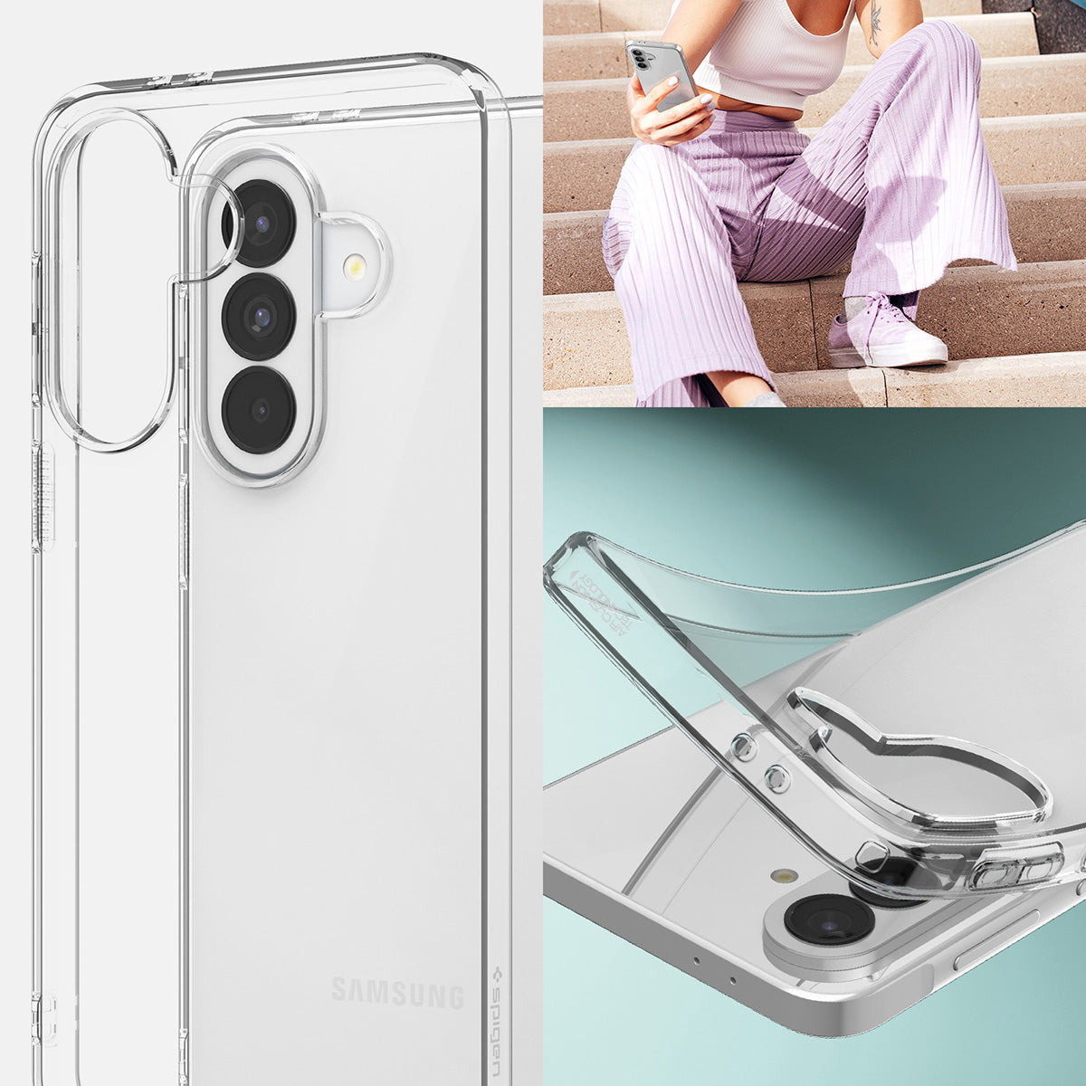 Handyhülle für Galaxy A37 5G, Spigen Liquid Crystal, Transparent