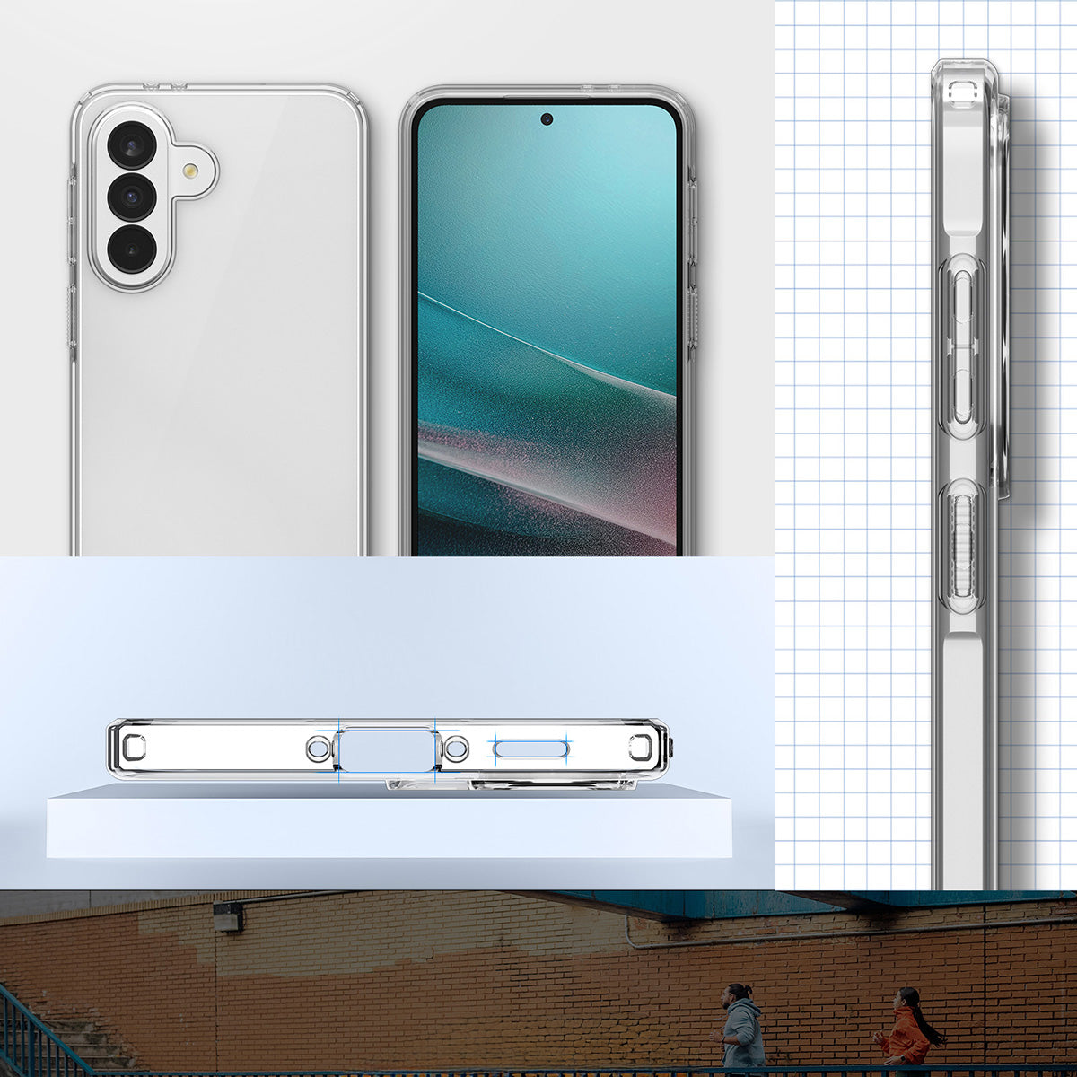 Handyhülle für Galaxy A37 5G, Spigen Liquid Crystal, Transparent