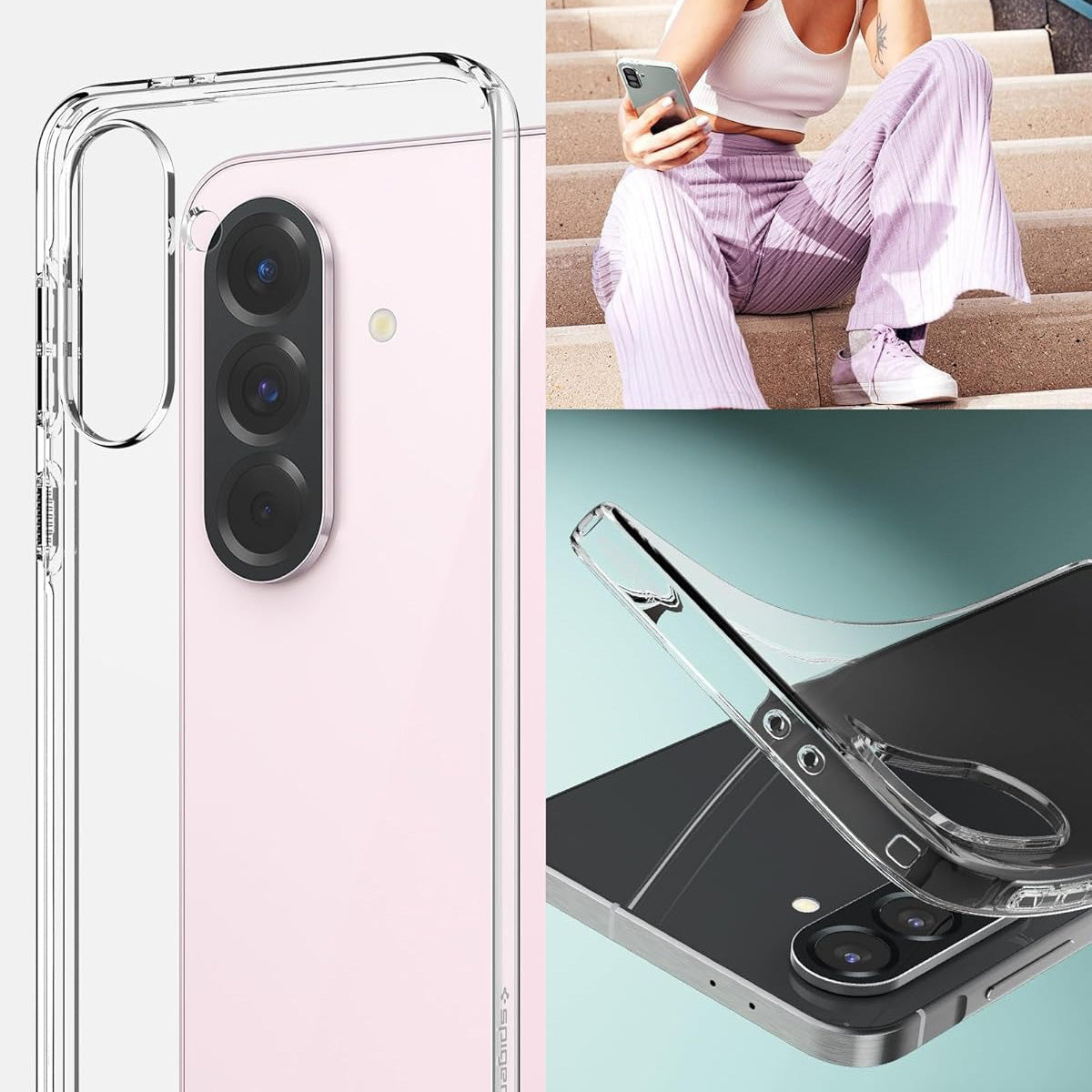 Handyhülle für Galaxy A56 5G, Spigen Liquid Crystal, Transparent