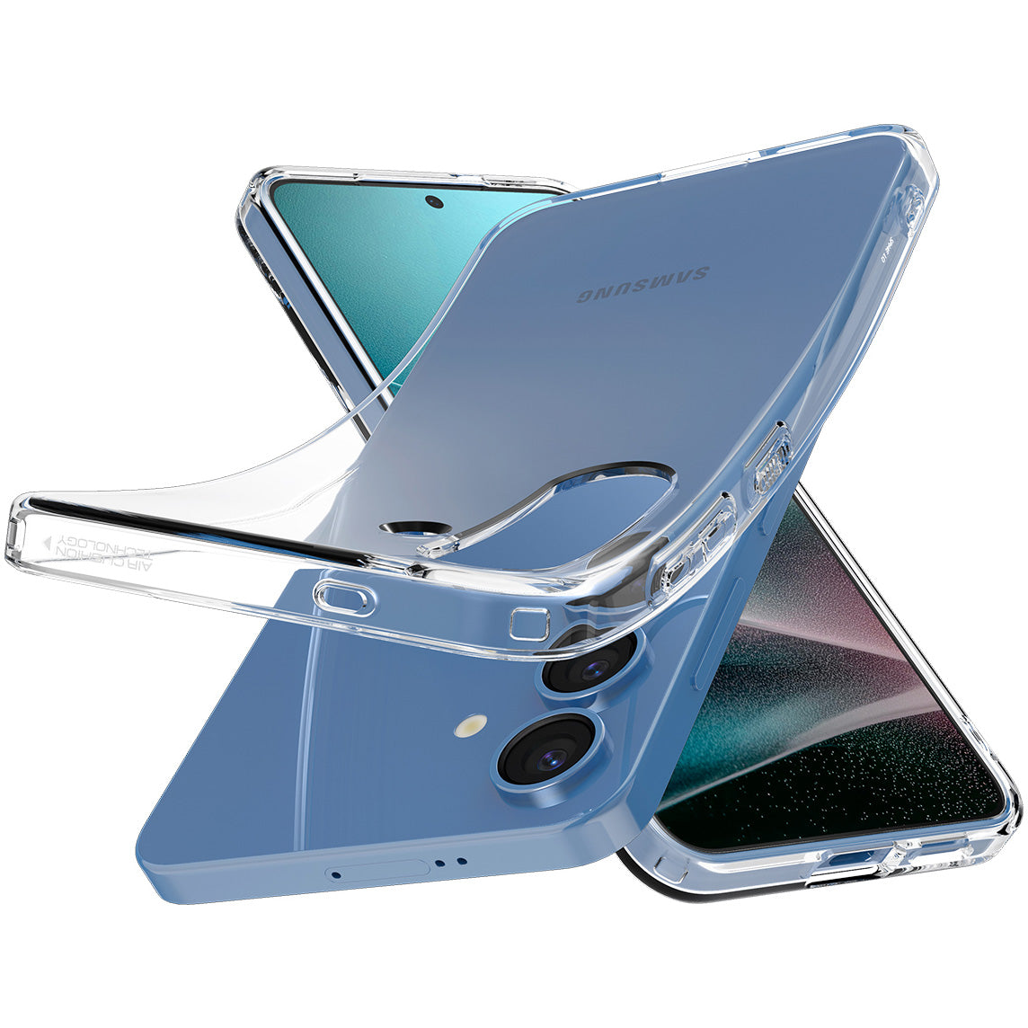 Handyhülle für Galaxy S25, Spigen Liquid Crystal, Transparent