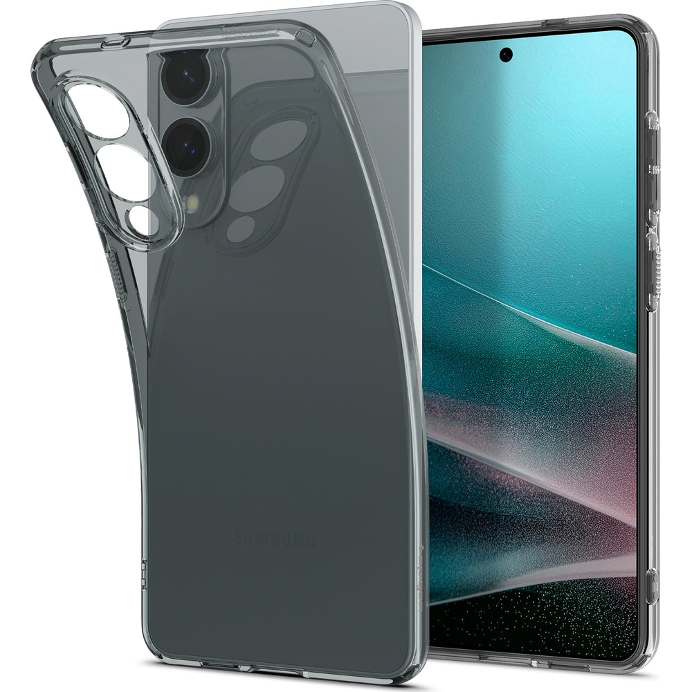 Handyhülle für Galaxy S25 Edge, Spigen Liquid Crystal, Rauchfarben
