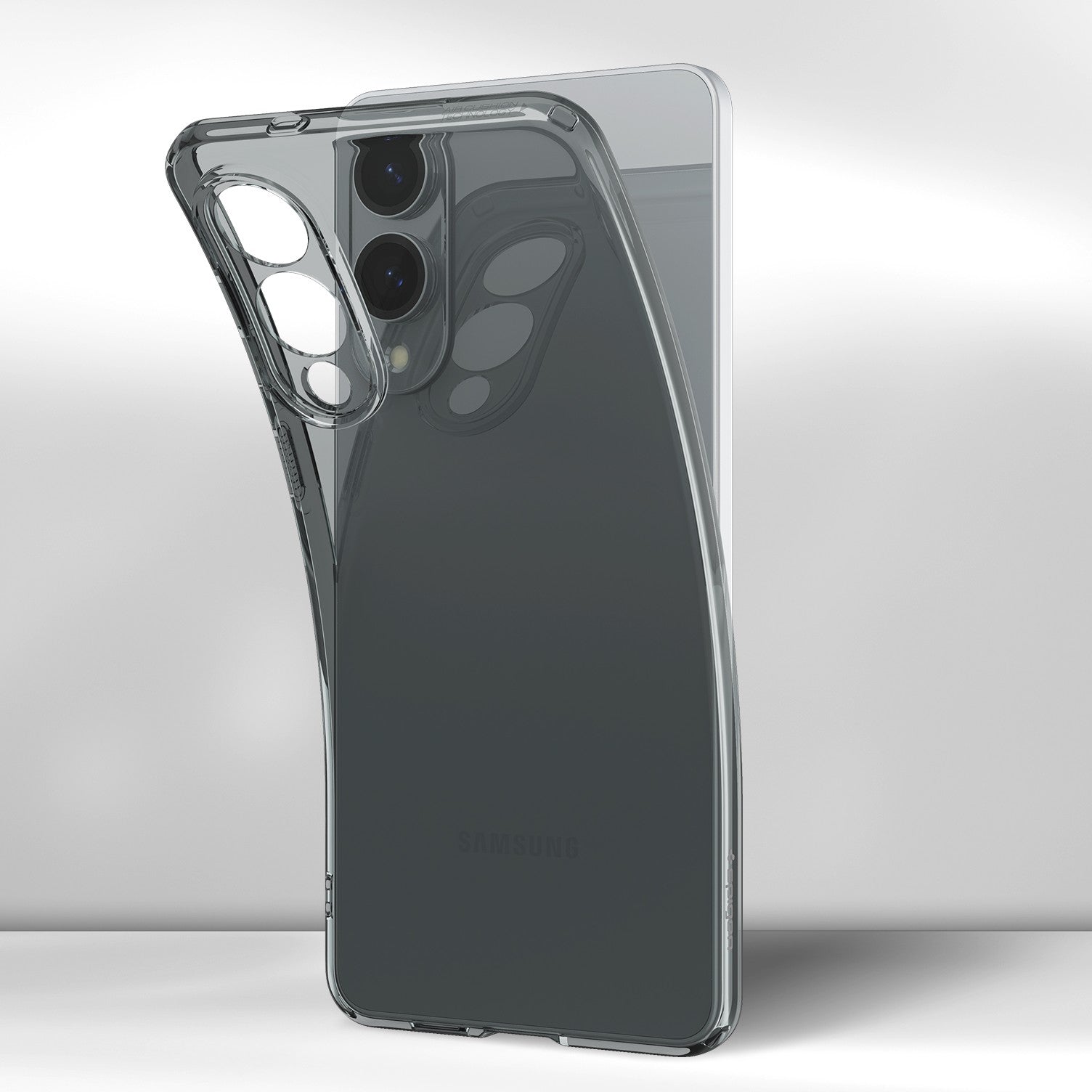 Handyhülle für Galaxy S25 Edge, Spigen Liquid Crystal, Rauchfarben