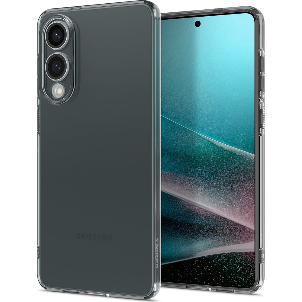 Handyhülle für Galaxy S25 Edge, Spigen Liquid Crystal, Rauchfarben