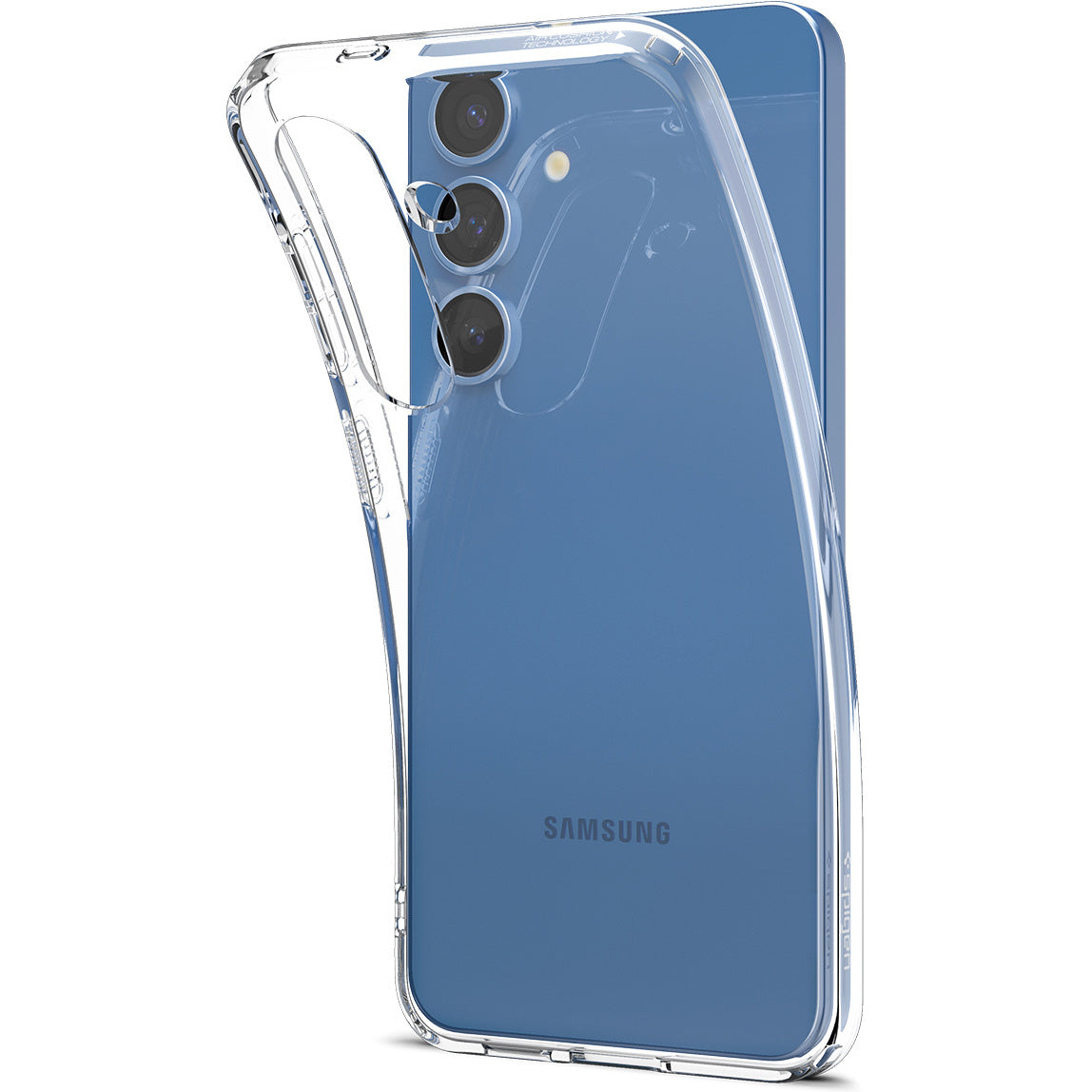 Handyhülle für Galaxy S25 Plus, Spigen Liquid Crystal, Transparent