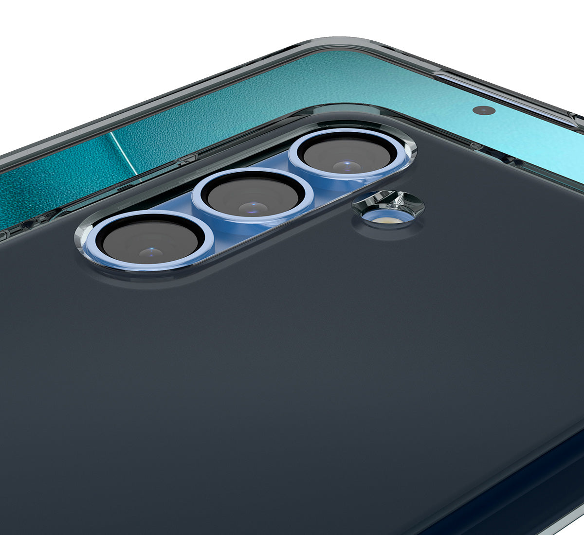 Handyhülle für Galaxy S25, Spigen Liquid Crystal, Rauchfarben