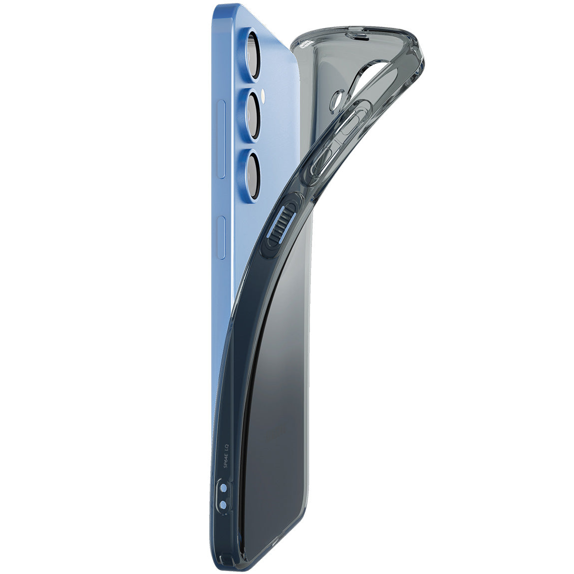 Handyhülle für Galaxy S25, Spigen Liquid Crystal, Rauchfarben