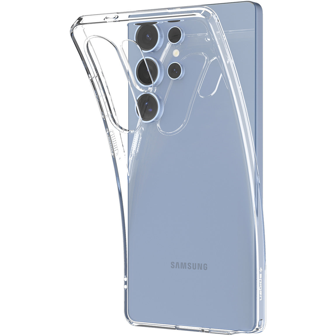 Handyhülle für Galaxy S25 Ultra, Spigen Liquid Crystal, Transparent