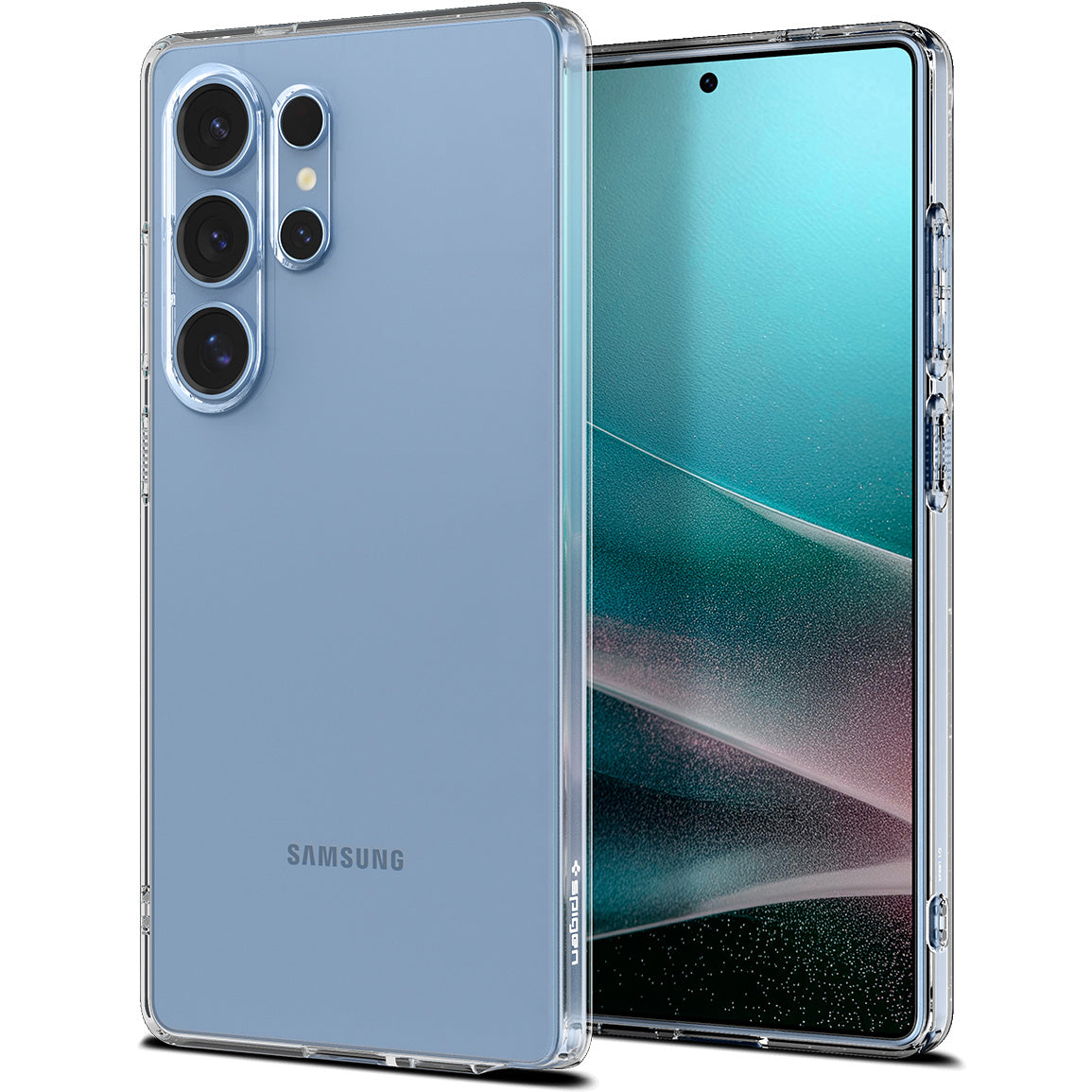 Handyhülle für Galaxy S25 Ultra, Spigen Liquid Crystal, Transparent