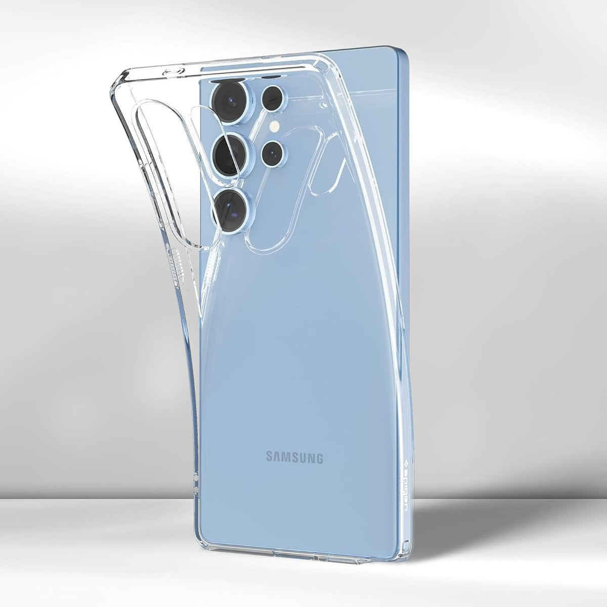 Handyhülle für Galaxy S25 Ultra, Spigen Liquid Crystal, Transparent