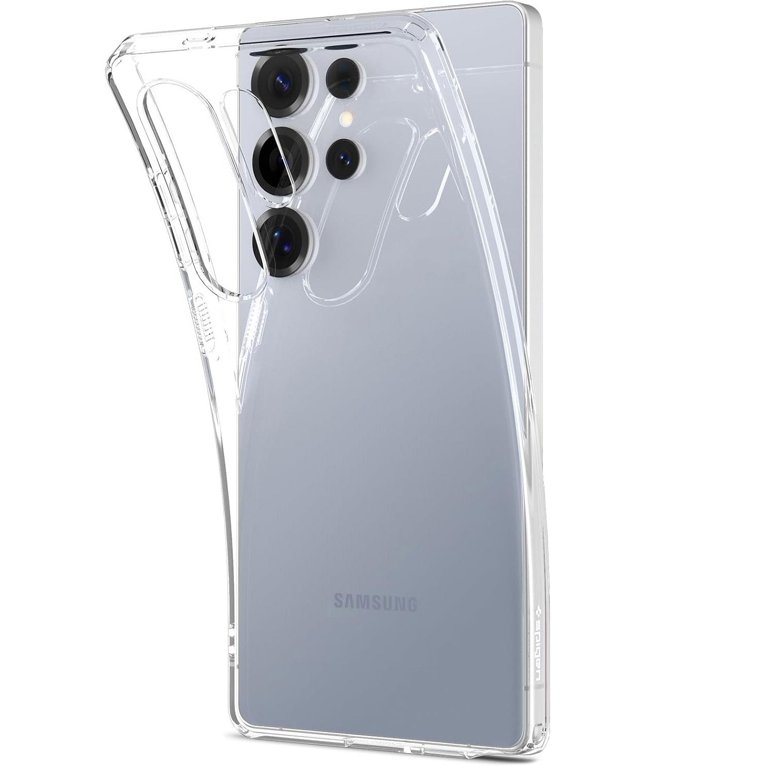Handyhülle für Galaxy S25 Ultra, Spigen Liquid Crystal, Transparent