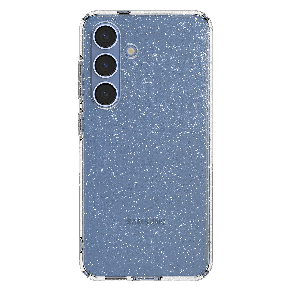 Handyhülle für Galaxy S25 Plus, Spigen Liquid Crystal Glitter, Transparent mit Glitzer