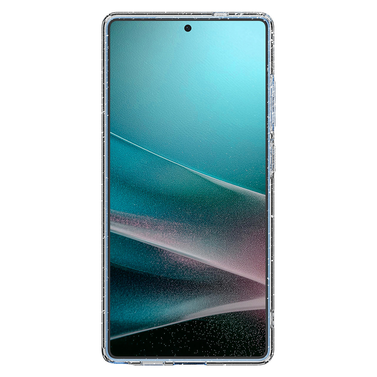 Handyhülle für Galaxy S25 Ultra, Spigen Liquid Crystal Glitter, Transparent mit Glitzer