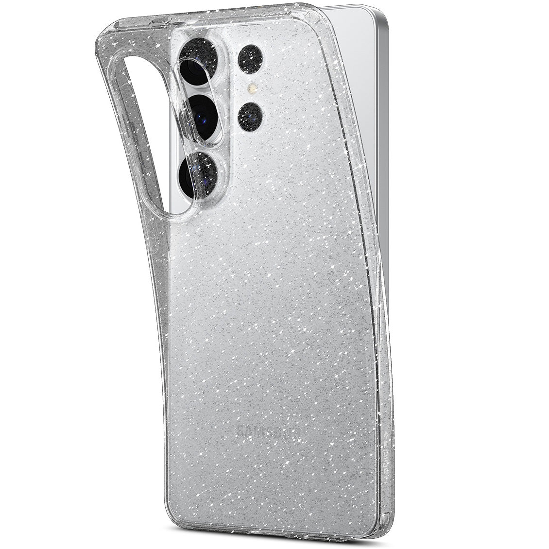 Handyhülle für Galaxy S26 Ultra, Spigen Liquid Crystal Glitter, Transparent mit Glitzer